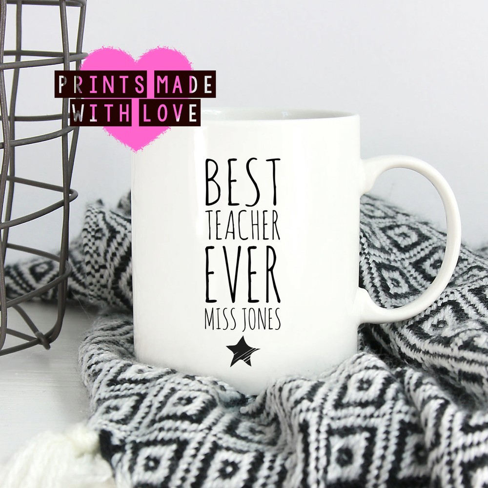 Taza de café personalizada regalo agradecimiento maestro mejor