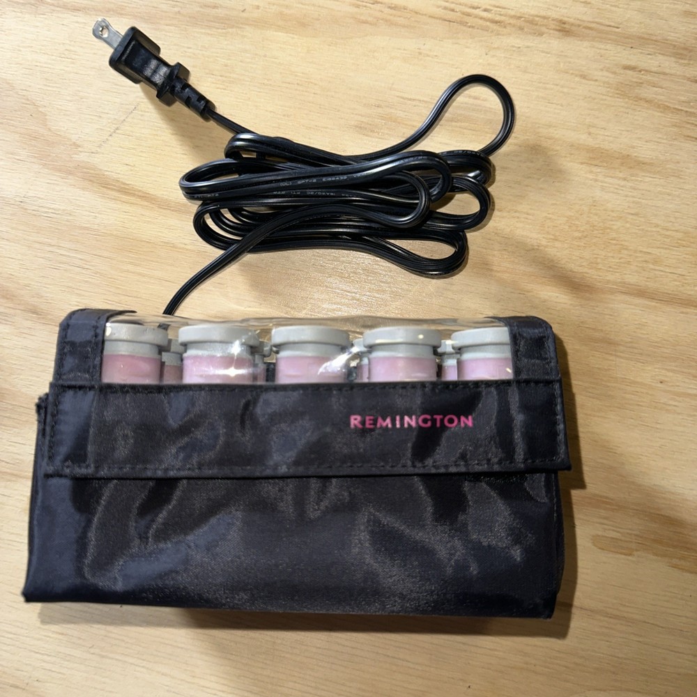 Remington Travel Hair Curlers with Heat for On-the-Go Styling