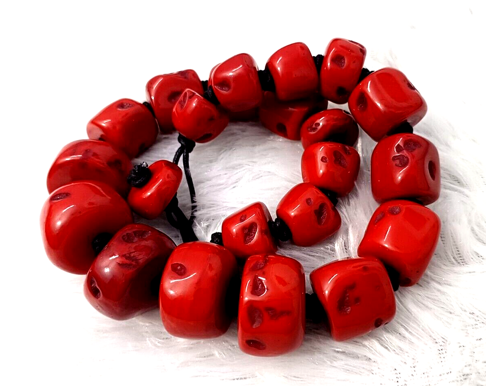 Black Friday Tibetan Handmade Banjara Tribal Necklace Hippie Gypsy Resin Beads