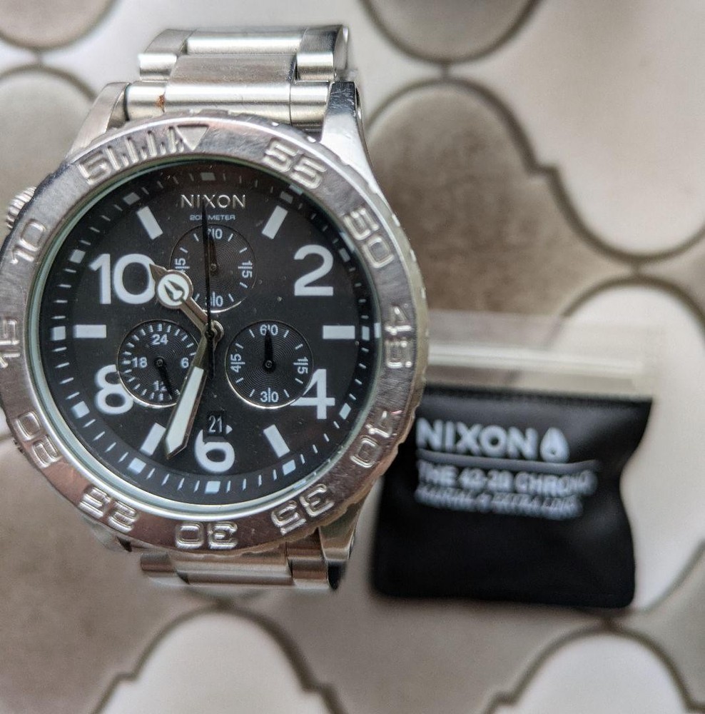 Nixon 42-20 Chrono Watch with Second Hand Display