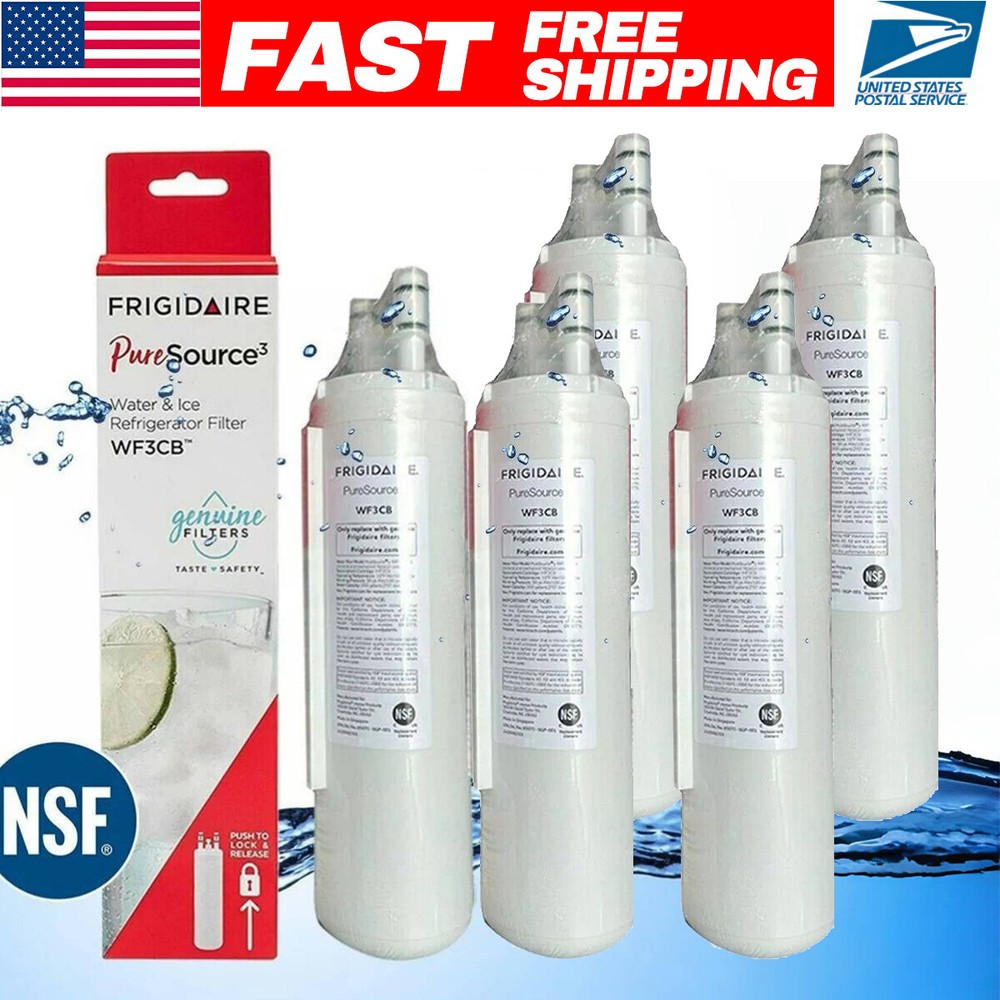 1~5 Pcs New Sealed Frigidaire WF3CB Pure Source 3 Water Ice Refrigerator Filter