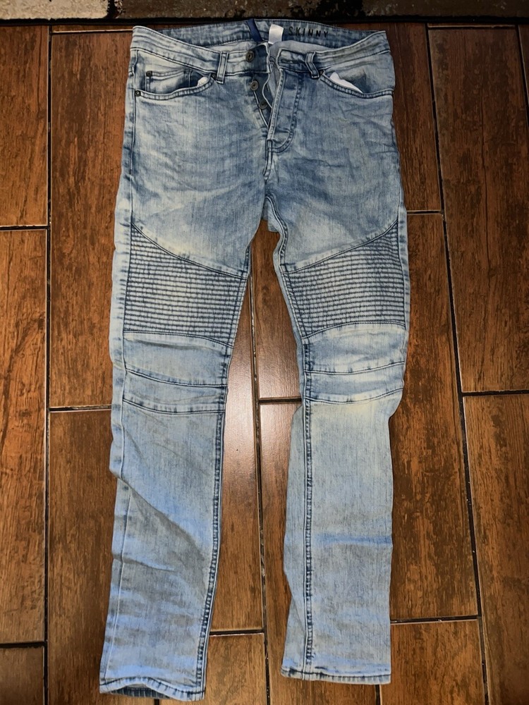 Men’s H&M Blue Denim Skinny Jeans 29