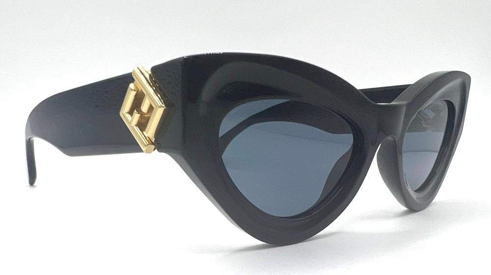 FENDI FE40146I Black Sunglasses 52-20-140 Rx Ready Optical Frame