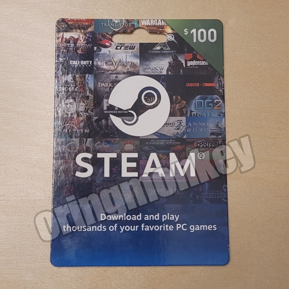 Steam Gift Card w/Receipt $100 Steam Wallet - FAST SHIPPING-image