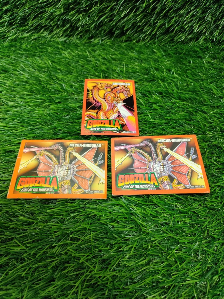 1994 Trendmasters Godzilla King Ghidorah Trading Card Vintage Rare #4 & #5