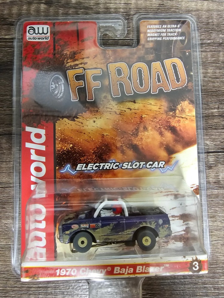 Autoworld HO Slot Car New Off Road 1970 Chevy Baja Blazer
