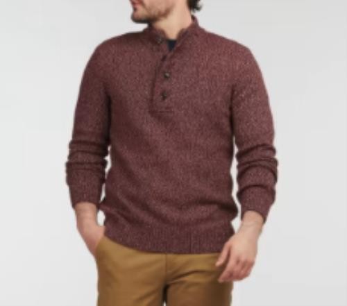 Barbour Mens Sid Regular Fit Quarter Zip Sweater XL NEW $150 MKN1331RE99