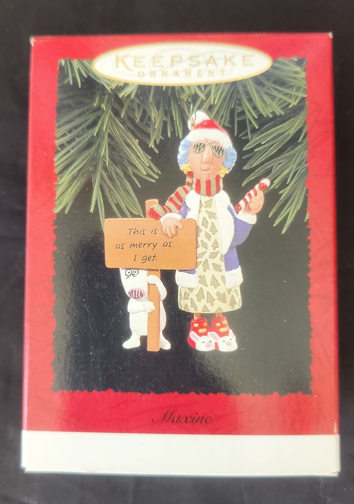 1996 Maxine Christmas Ornament by Hallmark