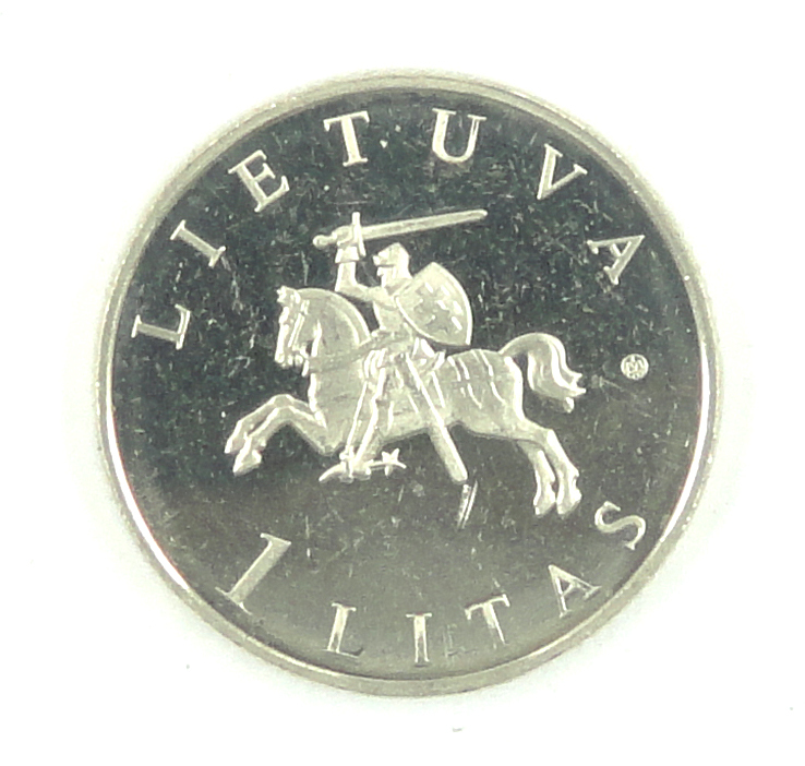 Lithuania Commemorate Coin 1 Litas 2009 UNC