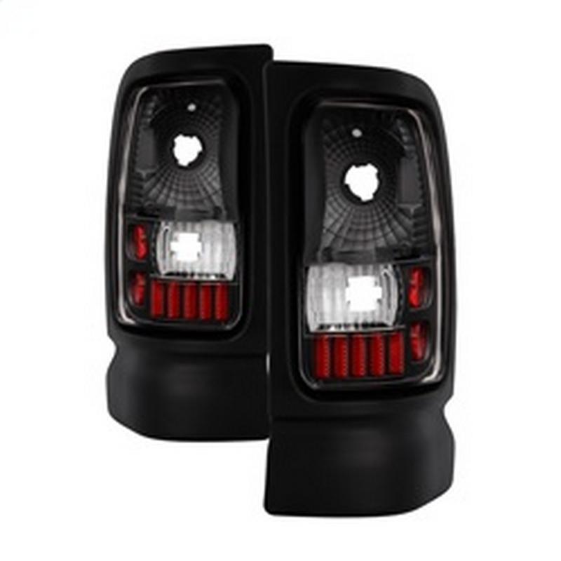 Spyder Tail Light Set - Euro Style Tail Lights - Black