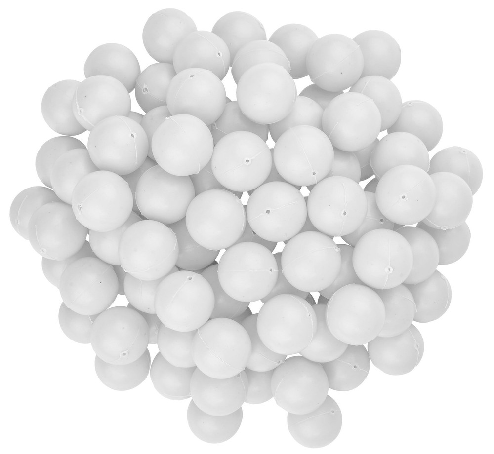 100-Pack 19mm White Mini Ping Pong Balls for Table Tennis & Beer Pong