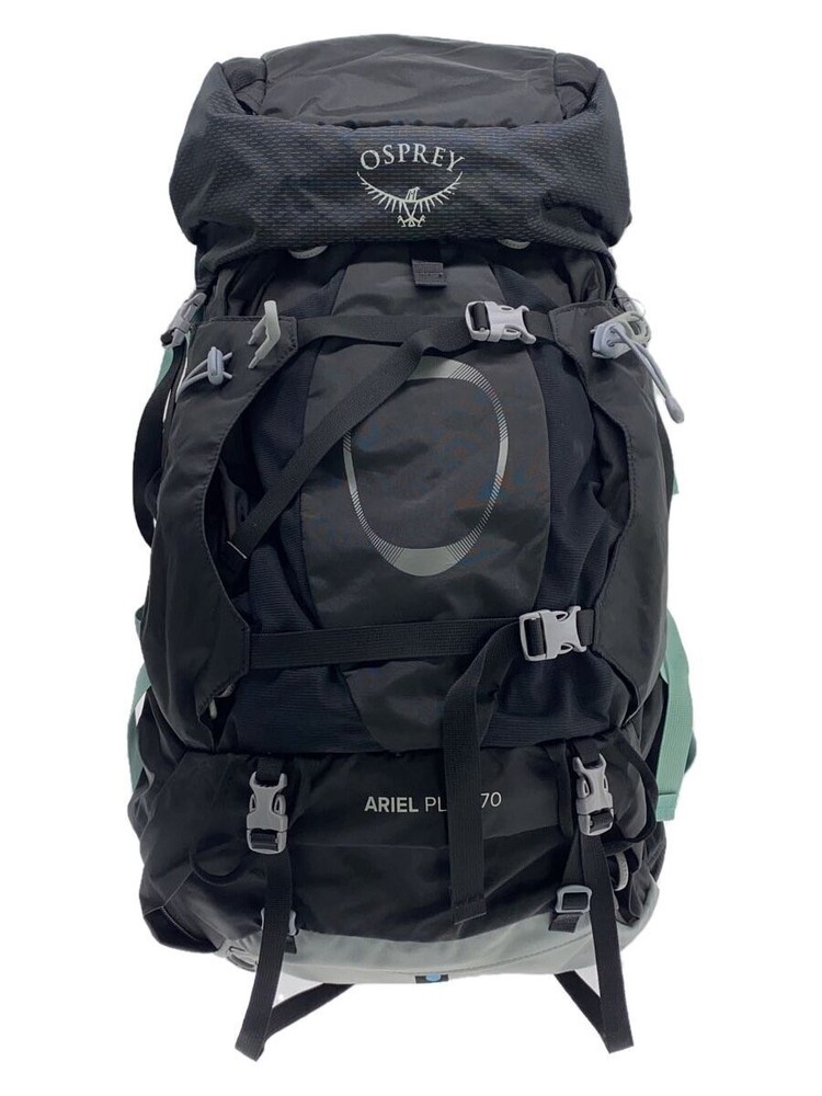 Osprey Ariel Plus 70L Hiking Backpack in Black Polyester