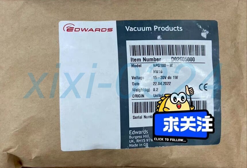 1pcs NEW Edwards D02605000 vacuum gauge DHL shipping