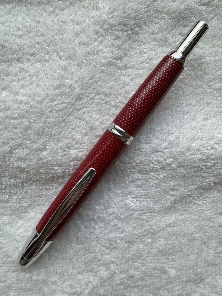 Pilot Capless Kasuri Fountain Pen F Limited Edition Red Vermilion
