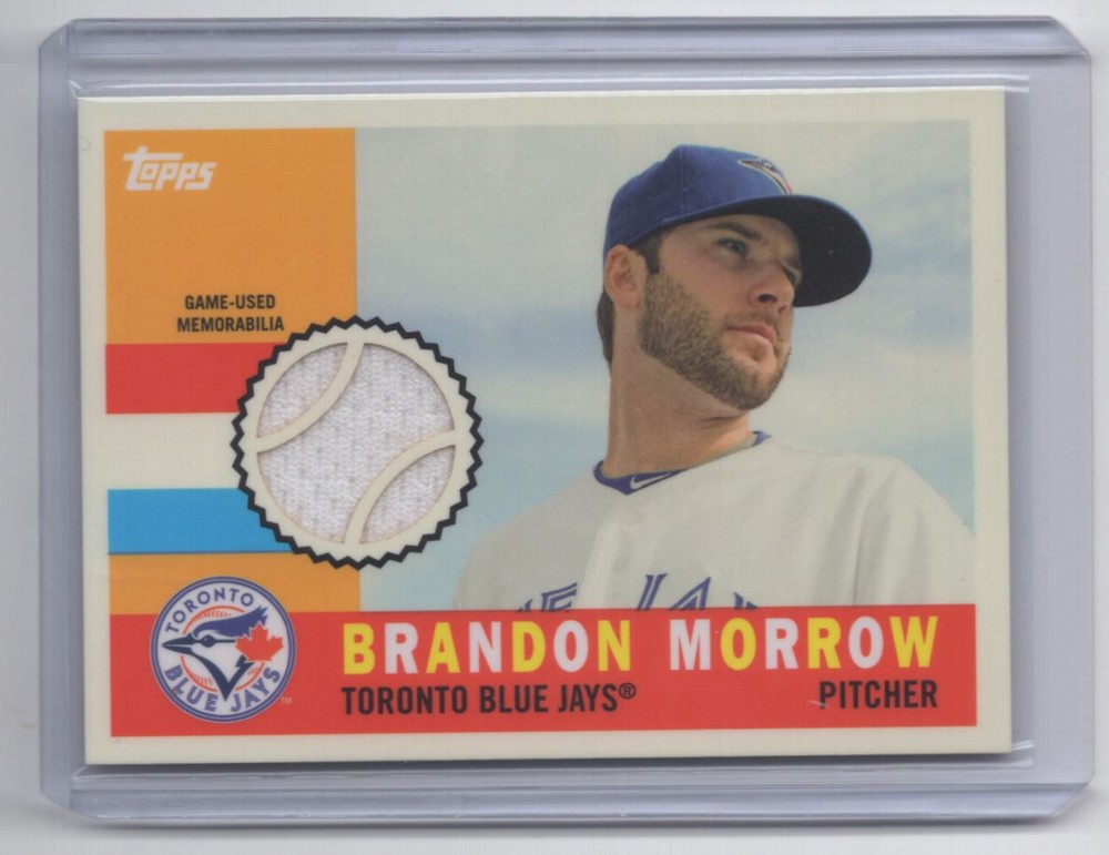 2013 Topps Archives 1960 Relic Brandon Morrow Game-Used Toronto Blue Jays