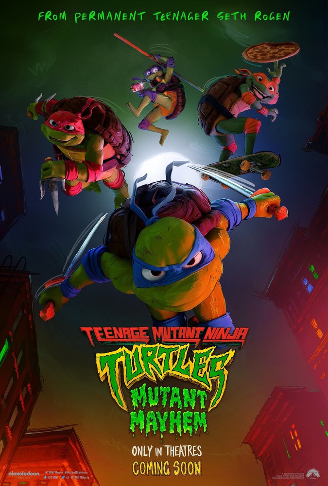 Print 2023 Promo Film Poster Teenage Mutant Ninja Turtles Mayhem Wall Decor Gift