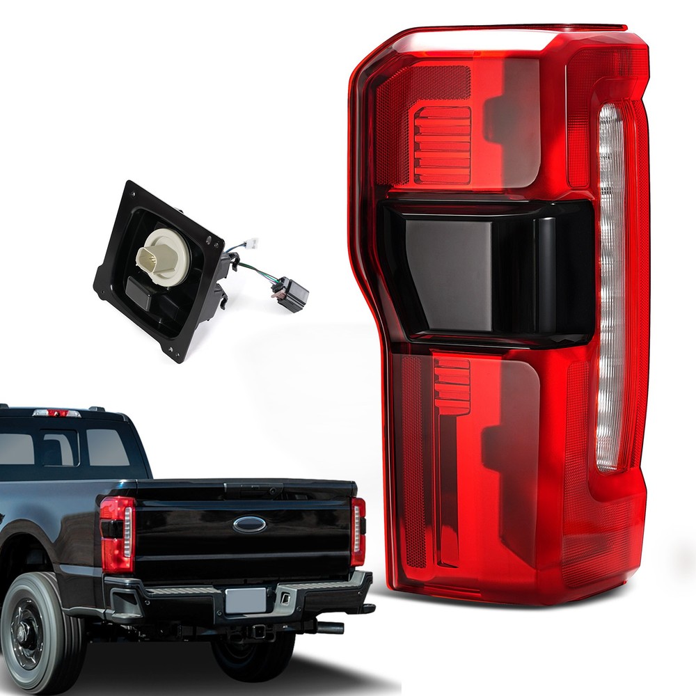 Halogen Tail Light For 2023-2025 Ford F-250 Super Duty w/ Blind Spot Driver Side