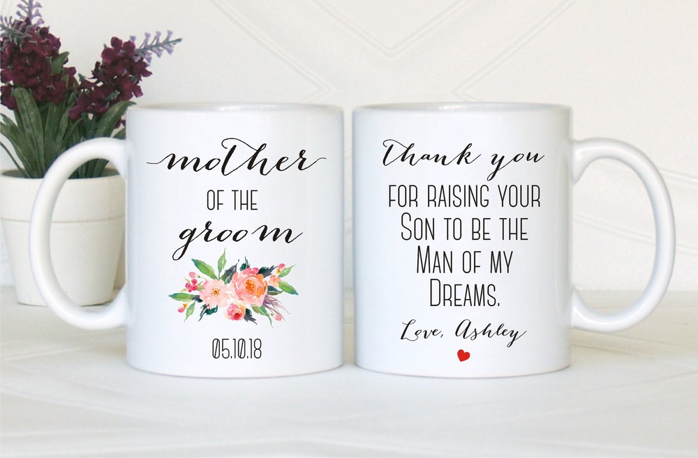 Thoughtful Parents of the Groom Gift Mug for Mother of the Groom