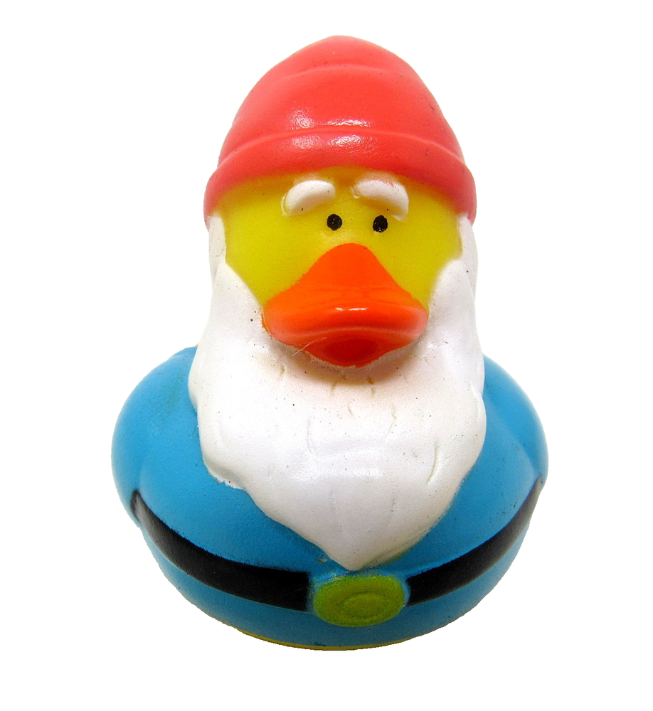 Red Hat Blue Jacket Gnome Rubber Duck 2