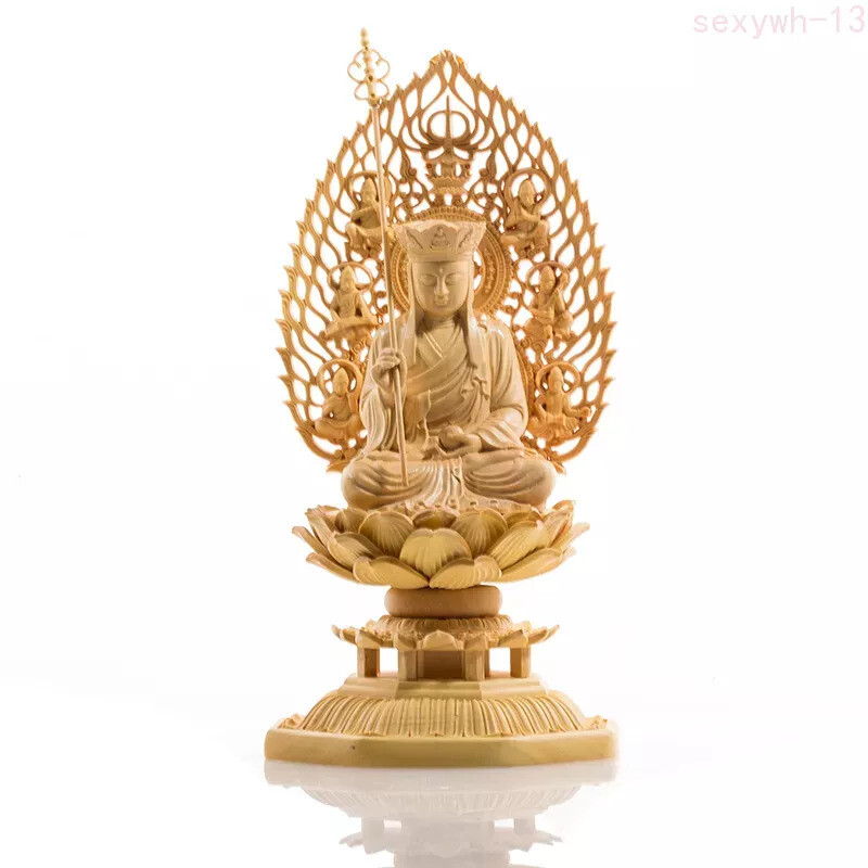 Hand-Carved Thai Wooden Buddha Wall Art Sculpture for Divine Home Decor