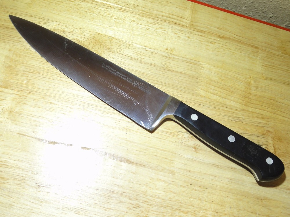 ED WUSTHOF DREIZACKWERK Chef Knife 4582/18cm Trident Inox Solingen Nice Vintage