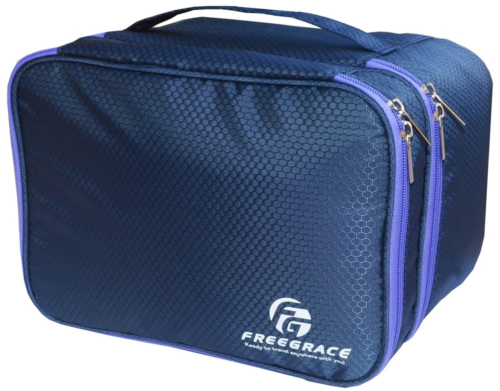 Large Double Layer Travel Organizer Underwear Bag for Packing Storage