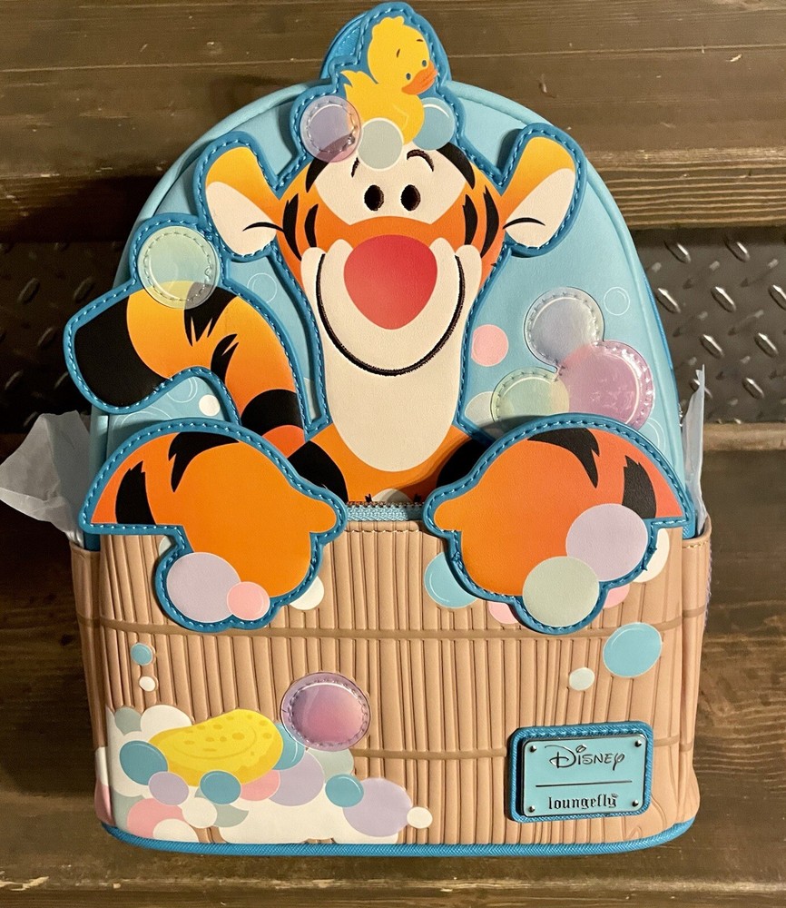 Loungefly Mini Backpack Tigger In Tub Playful Disney Design
