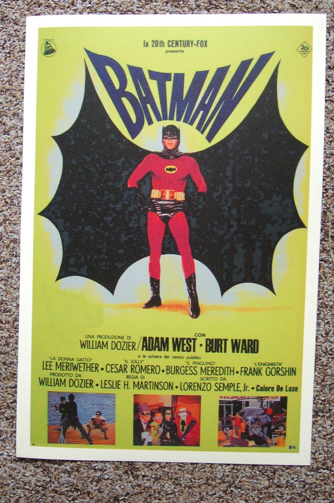 Batman Movie poster Lobby Card #7 Adam West Burt Ward