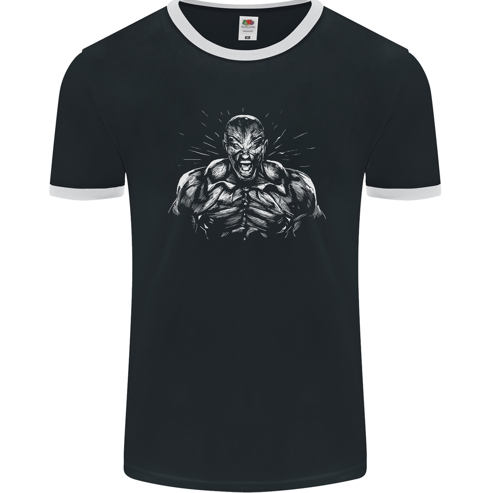 Bodybuilder Gym Training Top Bodybuilding Mens Ringer T-Shirt FotL