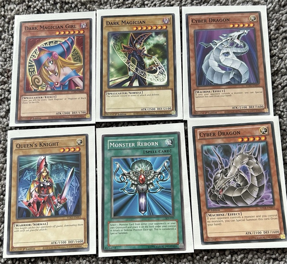 YuGiOh 6-Card Common Lot for Deck Building & Collecting