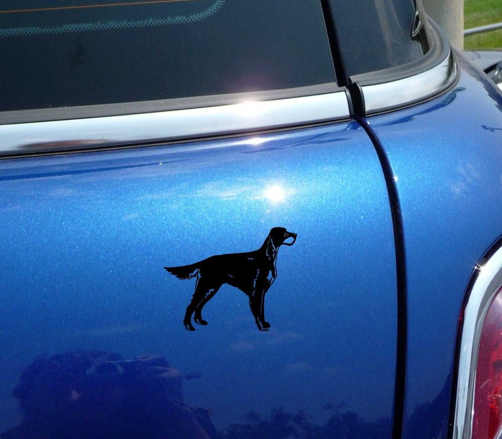 DETAILED GORDON SETTER SETTERS DOG GRAPHIC DECAL STICKER ART CAR WALL DECOR