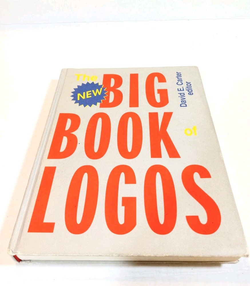 The New Big Book Of Logos By David E. Carter - Hardcover Good Condt Color Photos