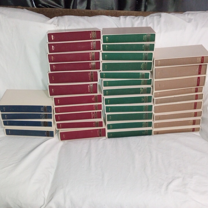 Lot 36 1st Print Library of America CLASSICS w/ Slipcases, Red Green Blue Yellow