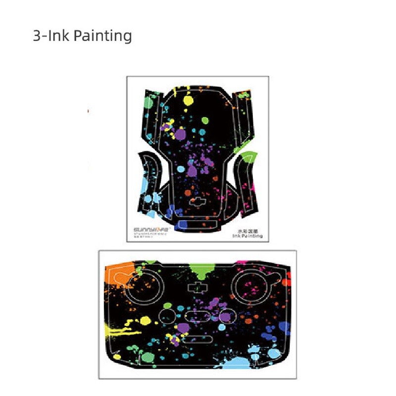 2-Pack Removable PVC Decal Stickers for DJI Mavic Mini 2 Drone Controller
