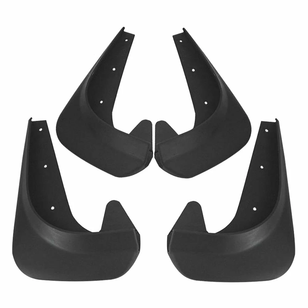 EVA Plastic Mud Flaps Splash Guards for Car Front & Rear Fenders 4PCS Set