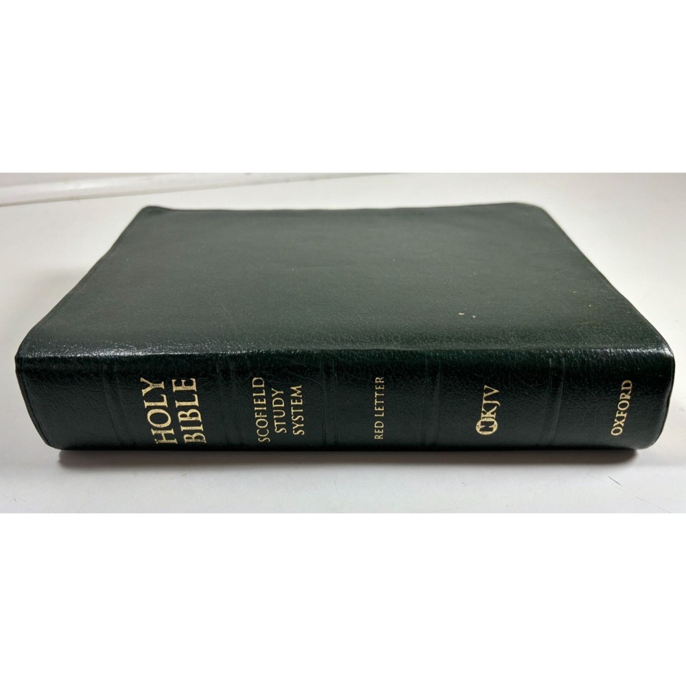 Scofield Study Bible NKJV Oxford University Press Leather Bound Red Letter 2002