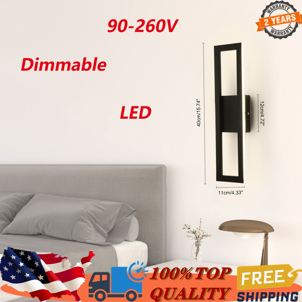Modern Dimmable LED Cube Wall Light for Bedroom and Living Room