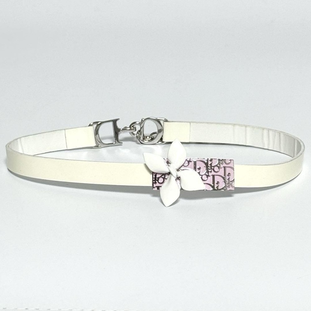 Dior Rare Trotter Flower Choker Necklace for Women