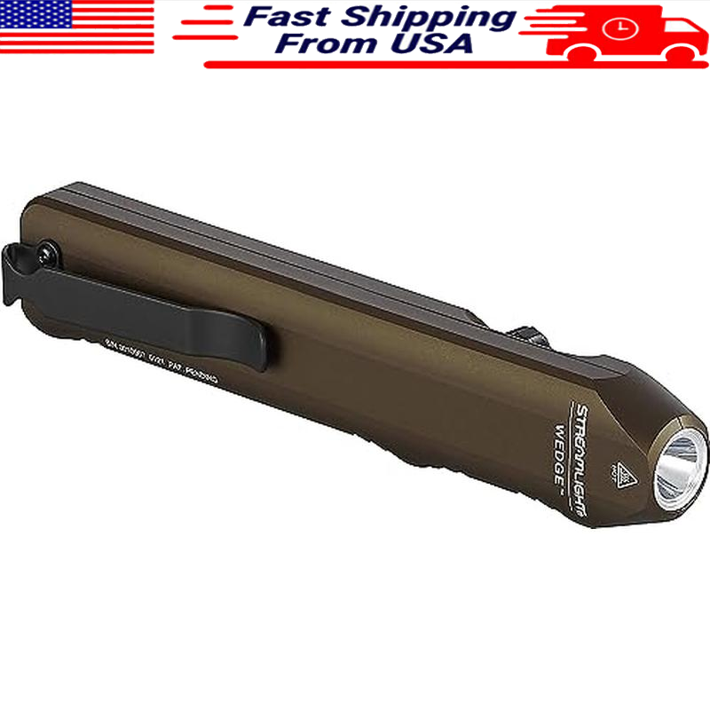 300Lumen Slim Rechargeable Flashlight USB-C High Power Pocket Carry Weatherproof
