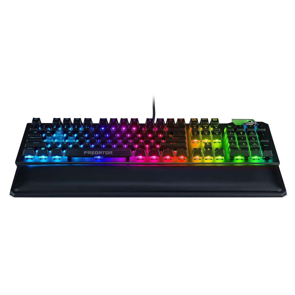 Predator Aethon 700 Gaming Keyboard with Customizable Clicky or Linear Switch Options and Per-Key 16.8 Million RGB Backlighting