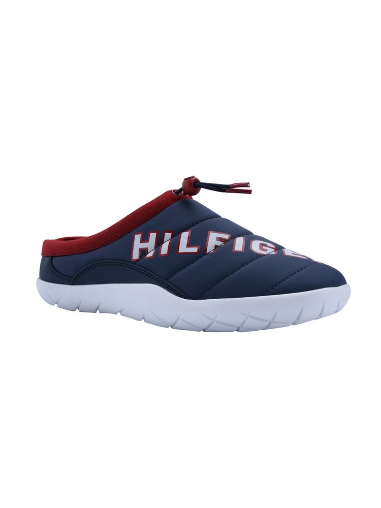 TOMMY HILFIGER Navy Toggle Teller Slip-On Sneakers Shoes for Men Size 13 M