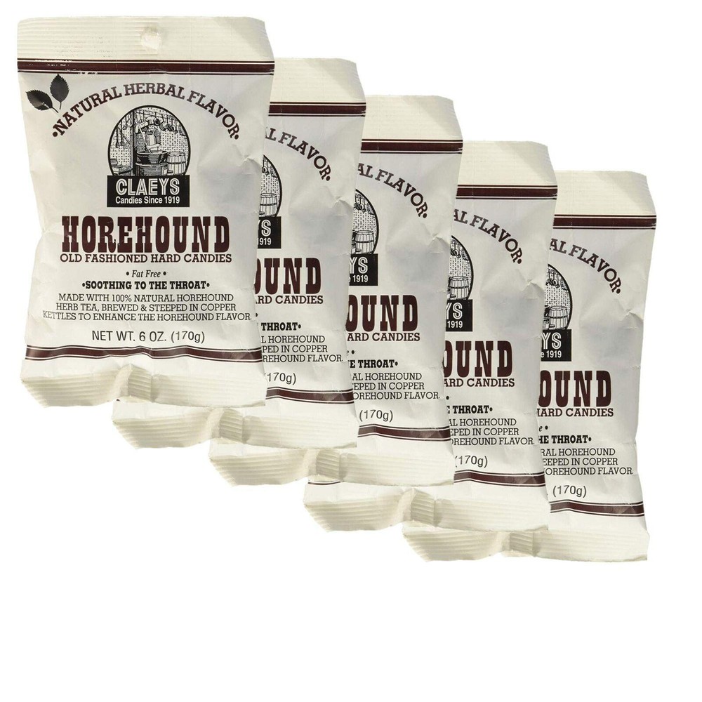 Old Fashioned Hard Candy, Horehound, 6 Ounce - 5 Pack