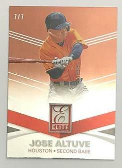 JOSE ALTUVE - 2015 Panini Cyber Monday - Serial Number 7/7-image
