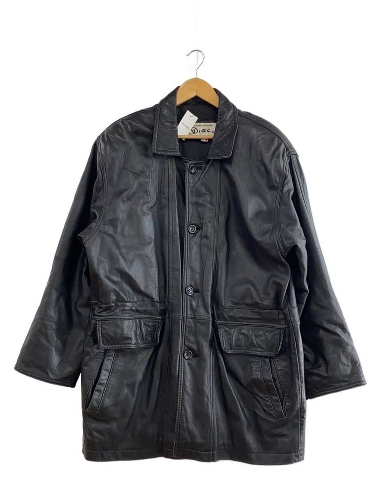 Leather Jacket Blouson/Xl/Leather/Blk 6681