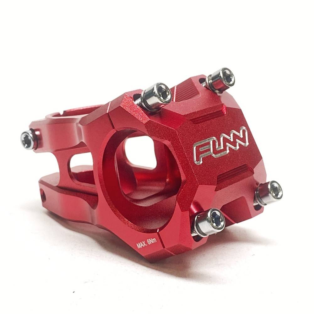 Funn Strippa EVO MTB Stem, Bar Clamp 35mm (Length 45mm, Red)- Clearance Sale-image
