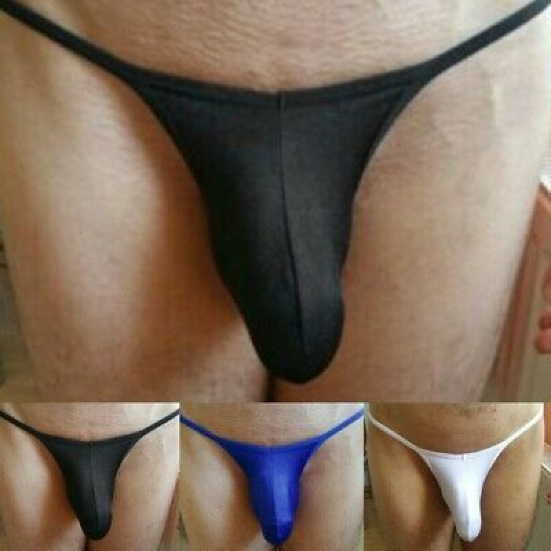 Mens G-String Briefs Jock Strap Breathable Underwear Backless Thong Underpants