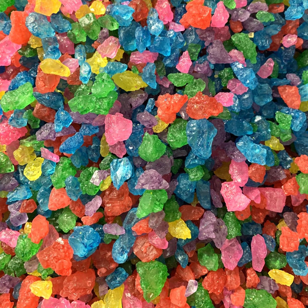 Assorted Large Rock Candy Crystals 2 Pounds Bulk by [Brand]  