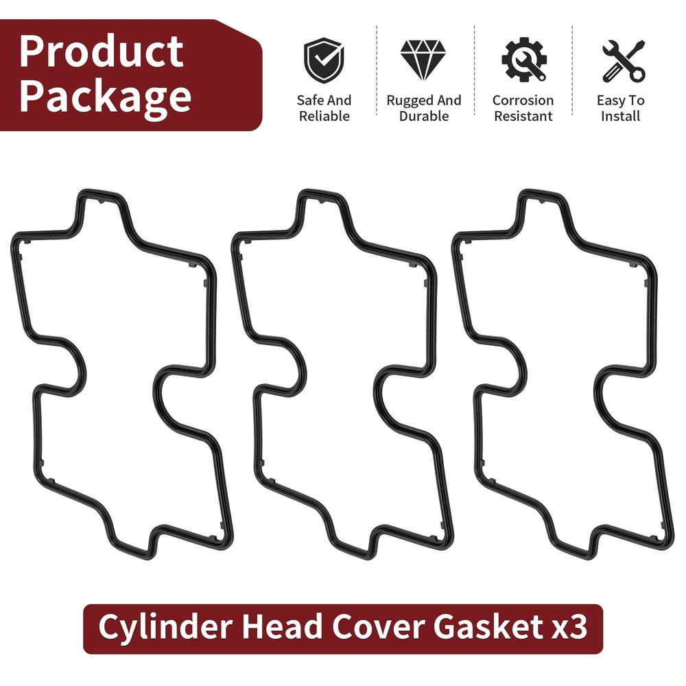 12391-MB0-010 for Honda Magna Sabre Interceptor VF 700 750 Valve Cover Gasket x3