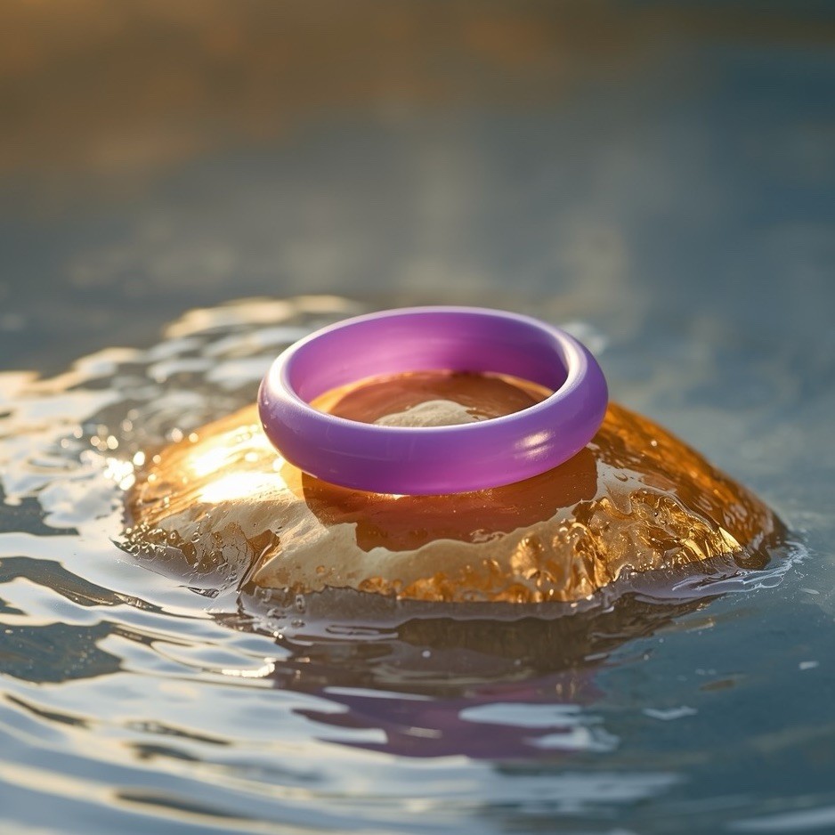 Natural Purple Jade Bangle Bracelet Feng Shui 60mm AAAA