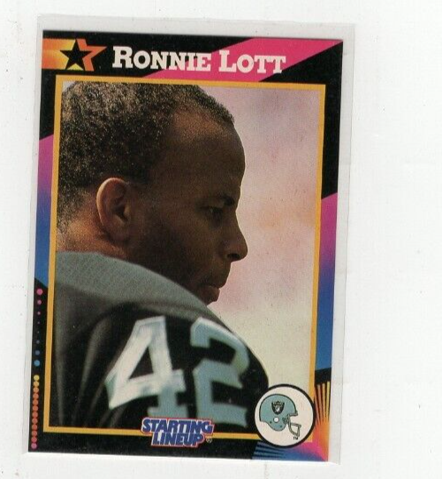 1992 Ronnie Lott Starting Lineup Card F1000 Free Shipping